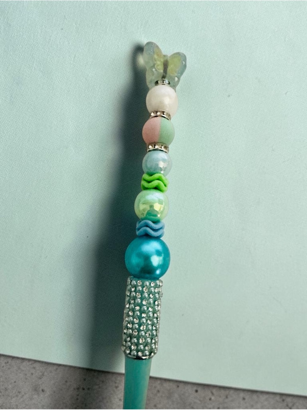 Disney Pastel Aqua & Pink Beaded Women's Bracelet